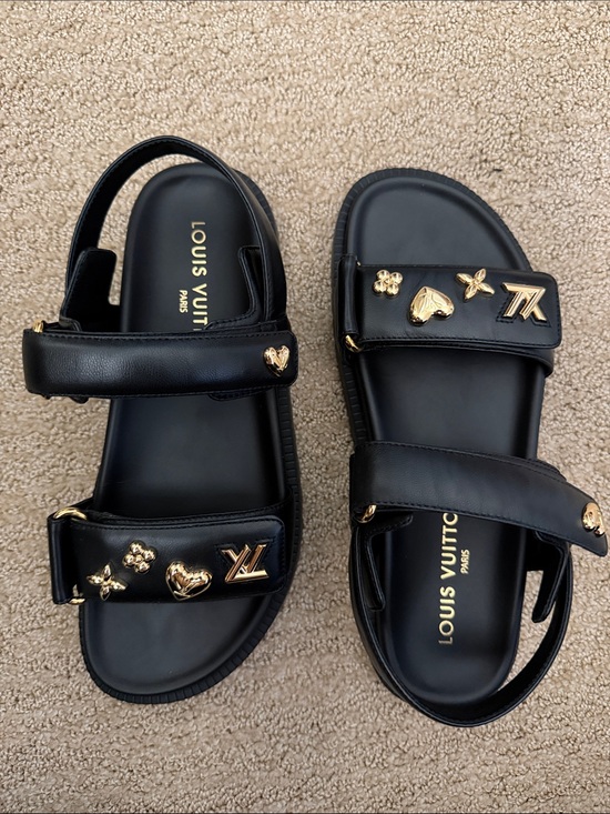 Louis Vuitton Shoes - Louis Vuitton Sunset Charms Comfort Sandal Size 38